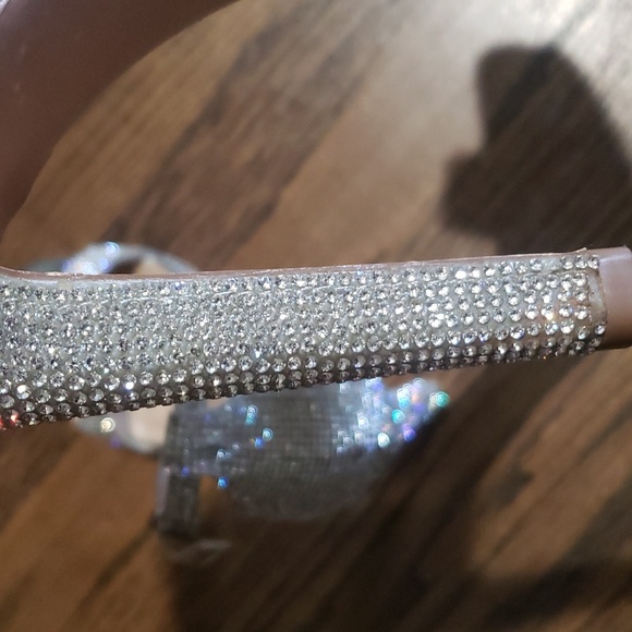 Steve Madden Silver Diamond Platform Heels - Picture 9 of 15